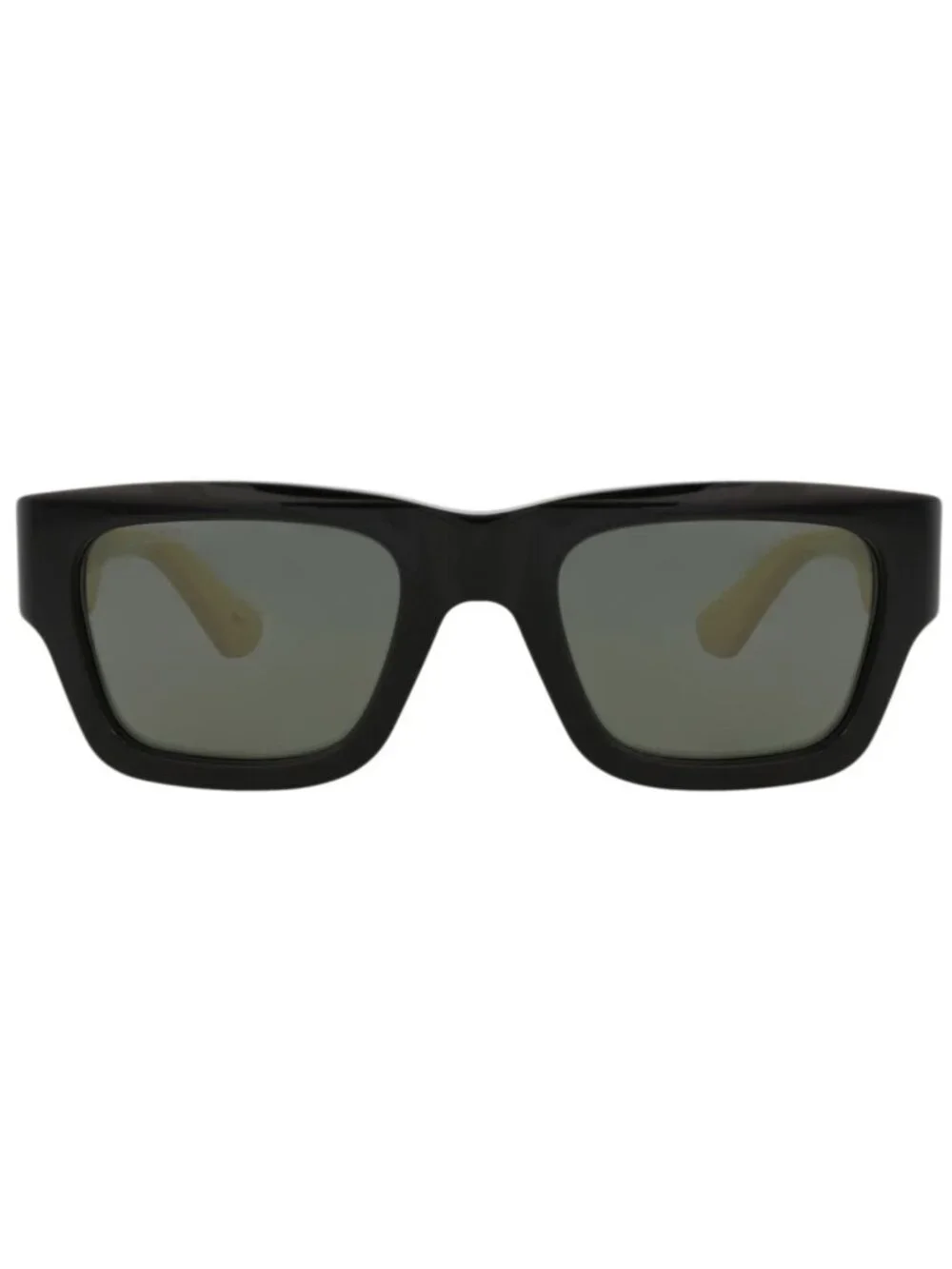 New Gucci Women's Sunglasses Square Rectangle Recycled Acetate Frame Mens Black